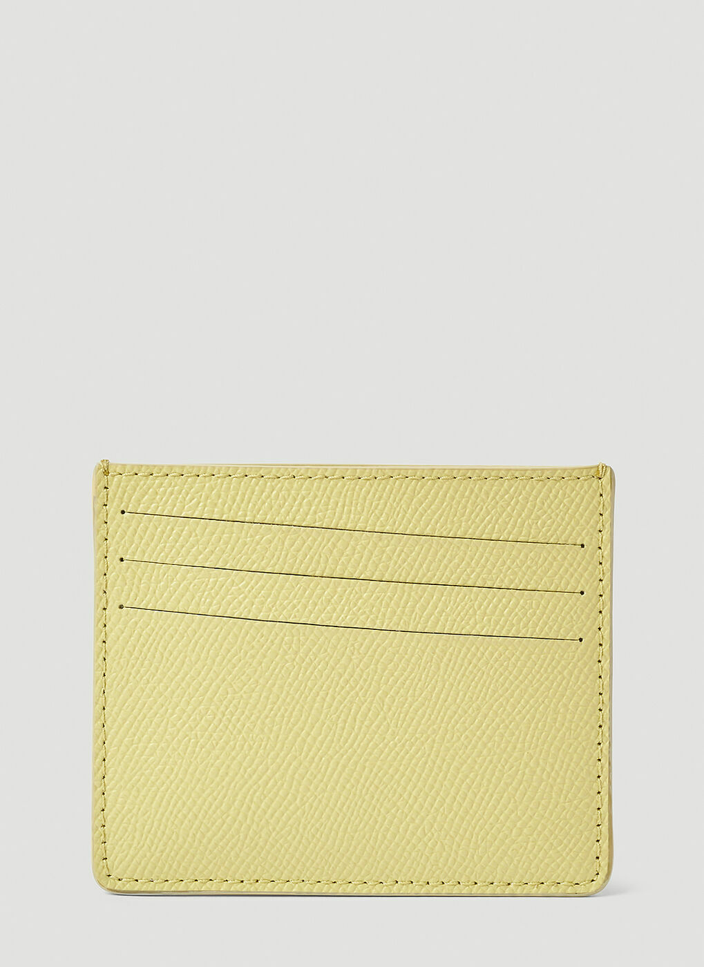 Maison Margiela - Signature Stitch Cardholder in Yellow Maison Margiela