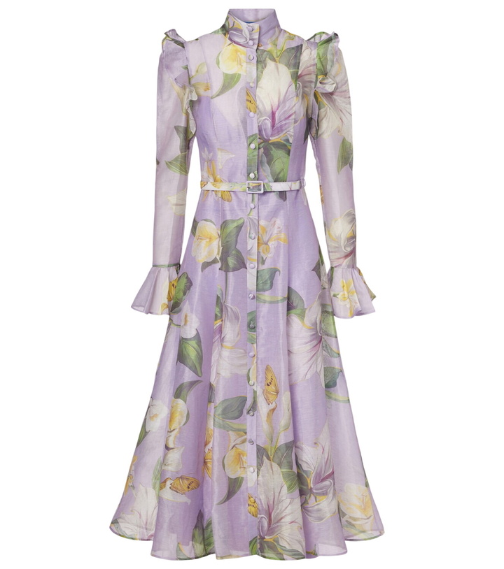 Photo: Leo Lin Katrina linen-blend shirt dress