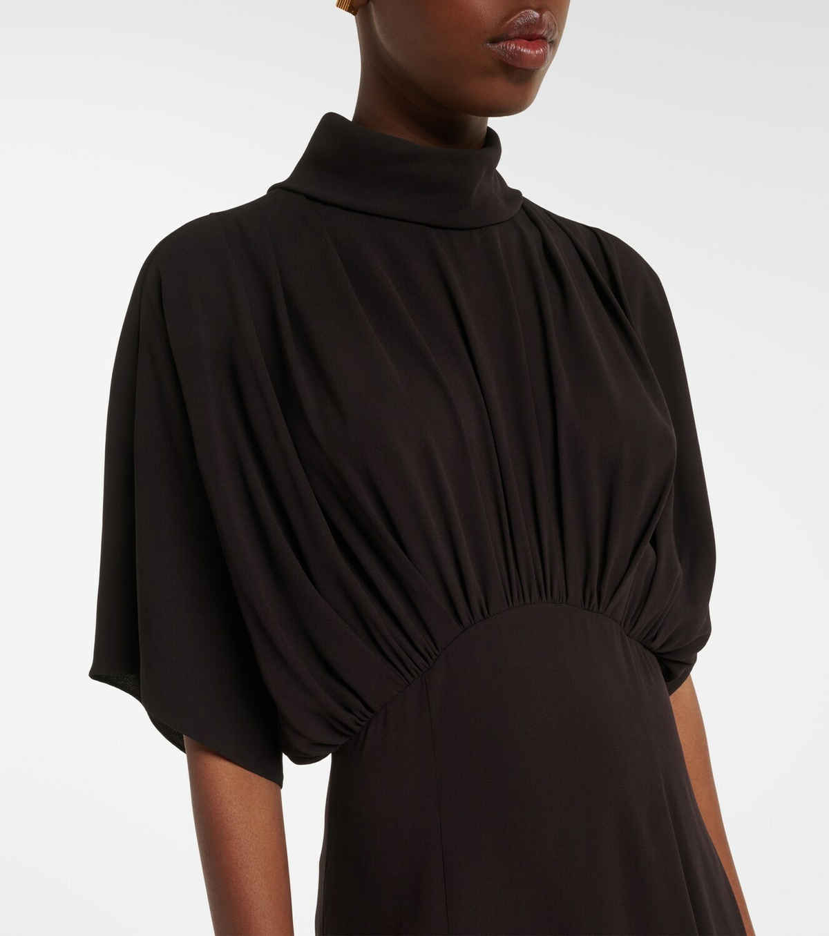 Agnona Gathered midi dress