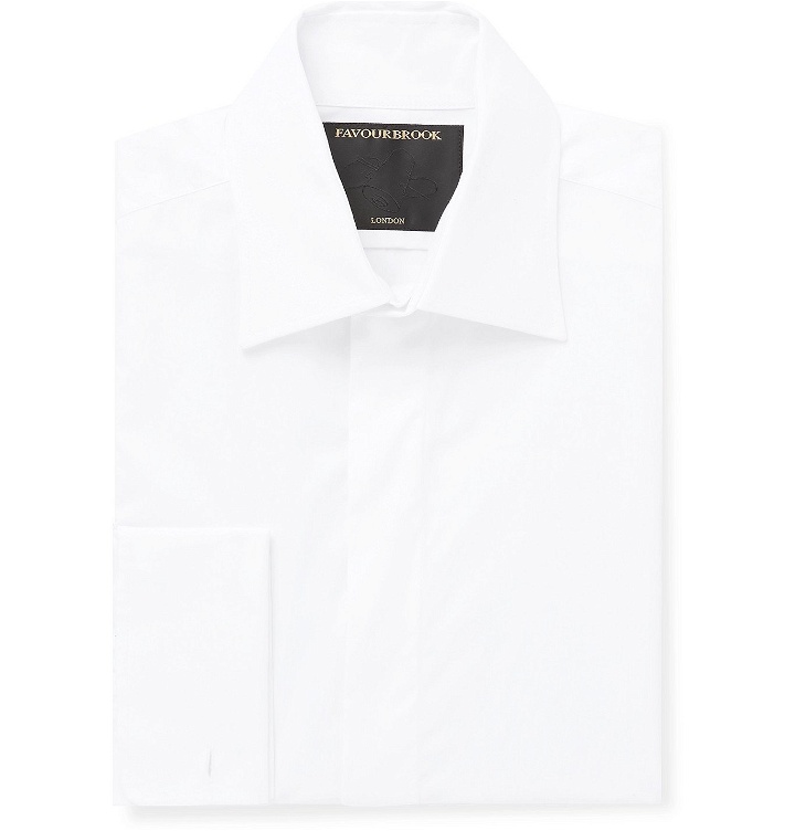Photo: Favourbrook - Gatsby Slim-Fit Cotton-Poplin Shirt - White