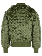 Alpha Industries ulcans Green Nylon Bomber Jacket