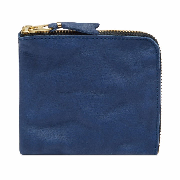 Photo: Comme des Garçons Wallet SA3100 Washed Wallet in Navy