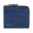 Comme des Garçons Wallet SA3100 Washed Wallet in Navy