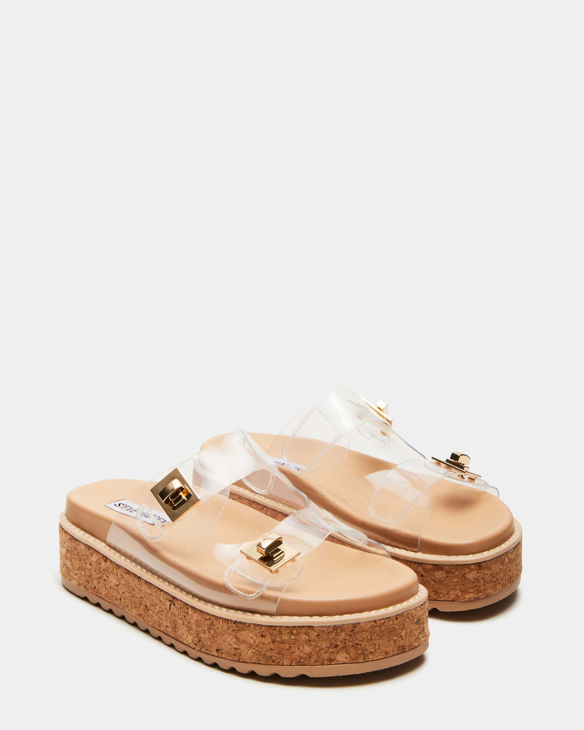 Steve Madden Bigschmona Sandals in Clear