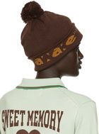 Awake NY Brown Block Out Logo Beanie