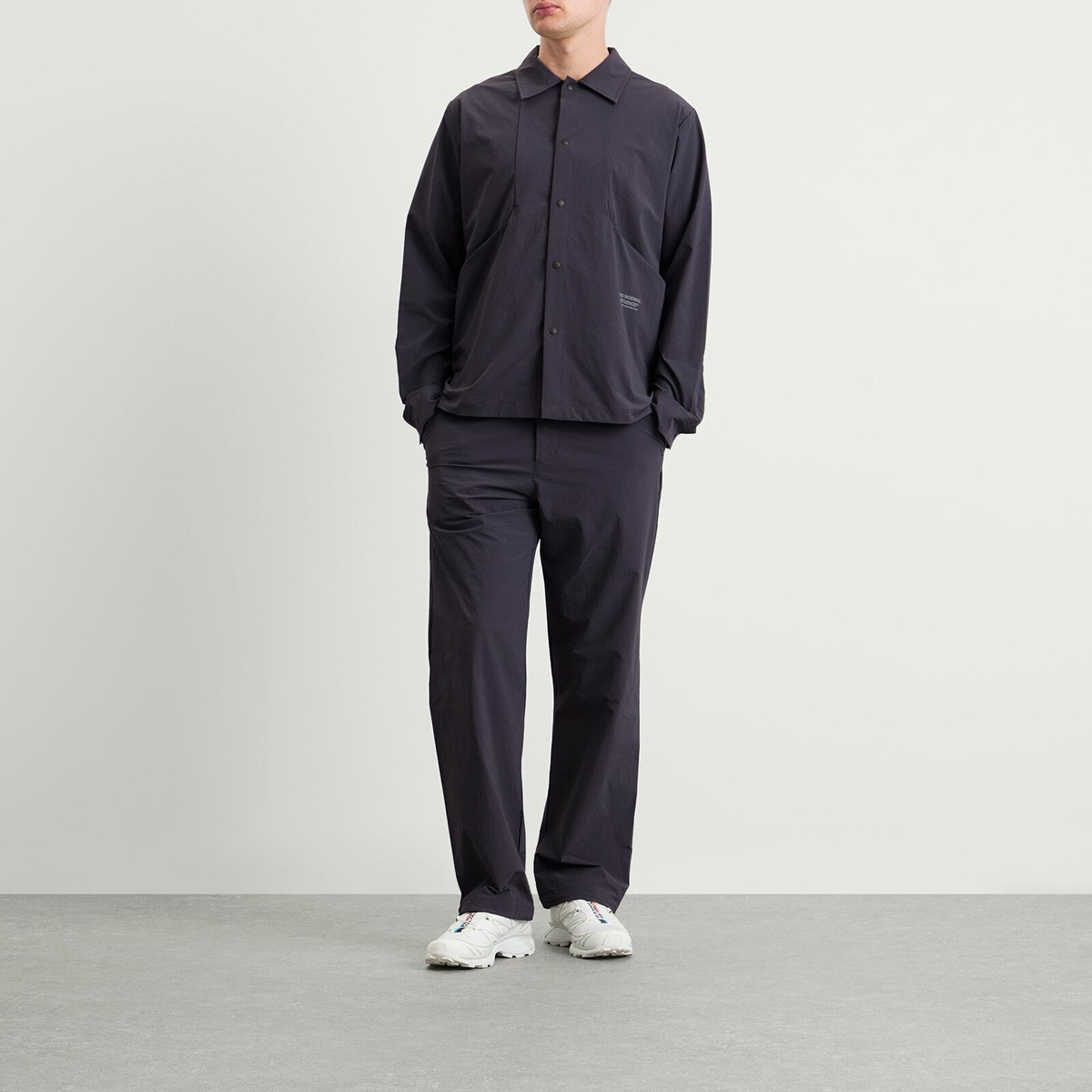 Pas Normal Studios Men's Off-Race Tech Overshirt in Steel