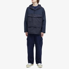 Comme des Garçons Homme Men's Herringbone Stripe Smock in Navy/Grey/Black