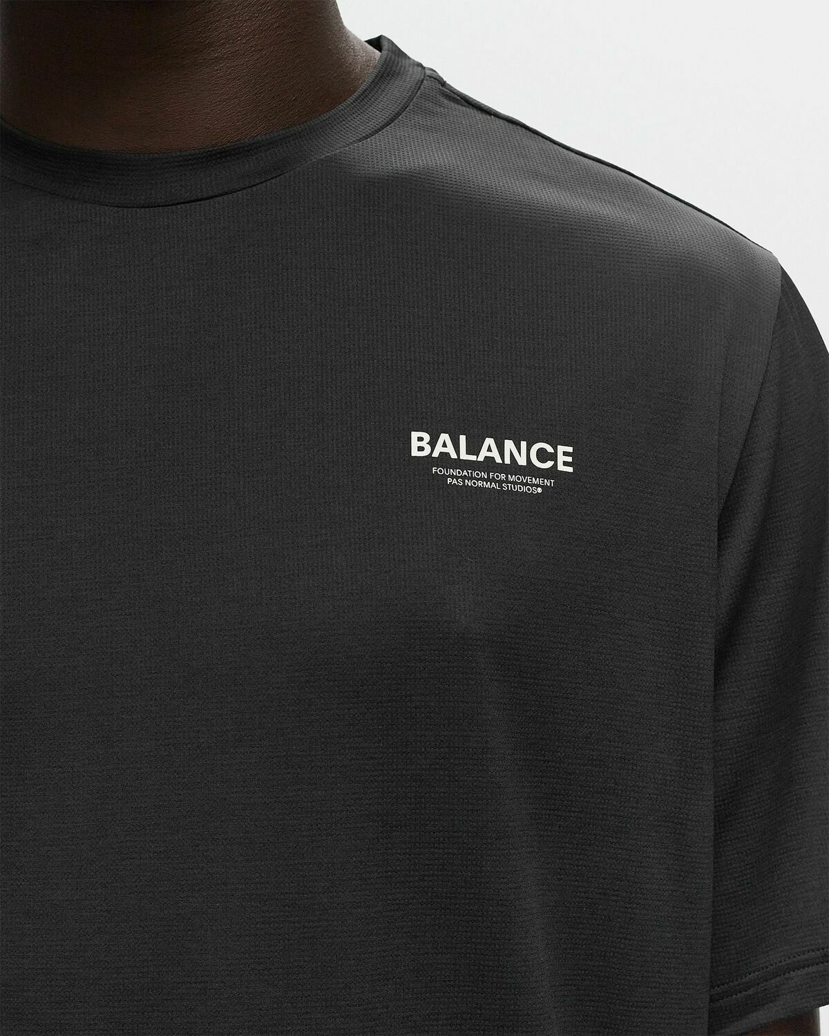 Pas Normal Studios Balance T Shirt Black Shortsleeves