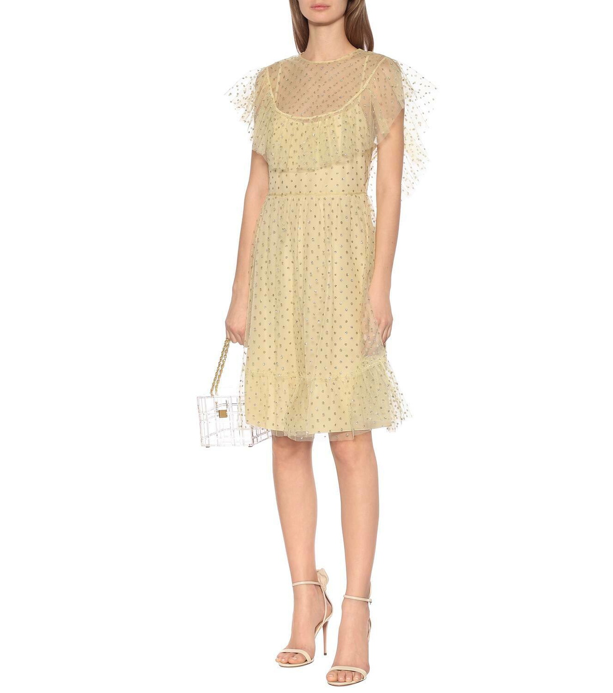 REDValentino Embellished tulle minidress RED Valentino