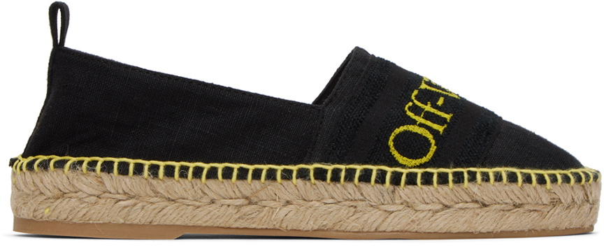 Off-White Black Bookish Espadrilles