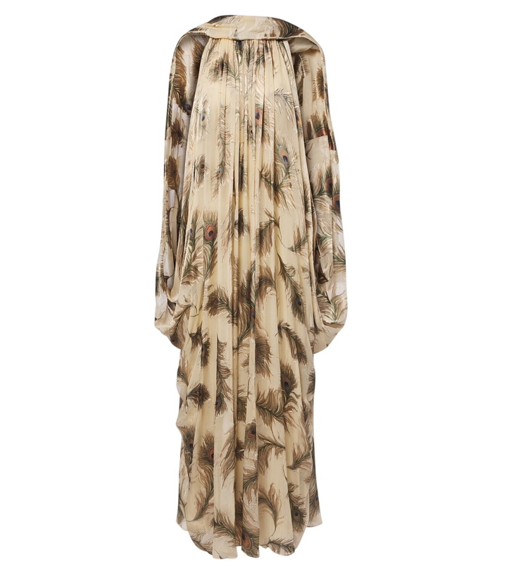 Photo: Zimmermann Ascent Burnout printed silk halterneck gown