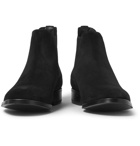 TOM FORD - Cuban-Heel Suede Chelsea Boots - Black