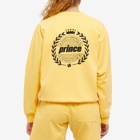 Sporty & Rich x Prince Crest Crew Sweat in Yellow/Black