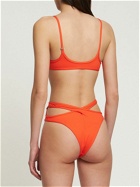 THE ATTICO Cut Out One Piece Swimsuit