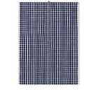 Ferm Living Hale Yarn Dyed Linen Tea Towel in Blue