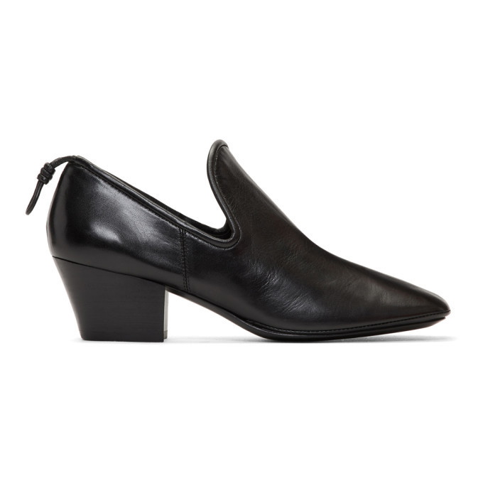 Photo: Lemaire Black Soft Loafer Heels
