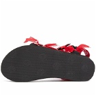 Arizona Love Women's Bandana Trekky Sandals in Red