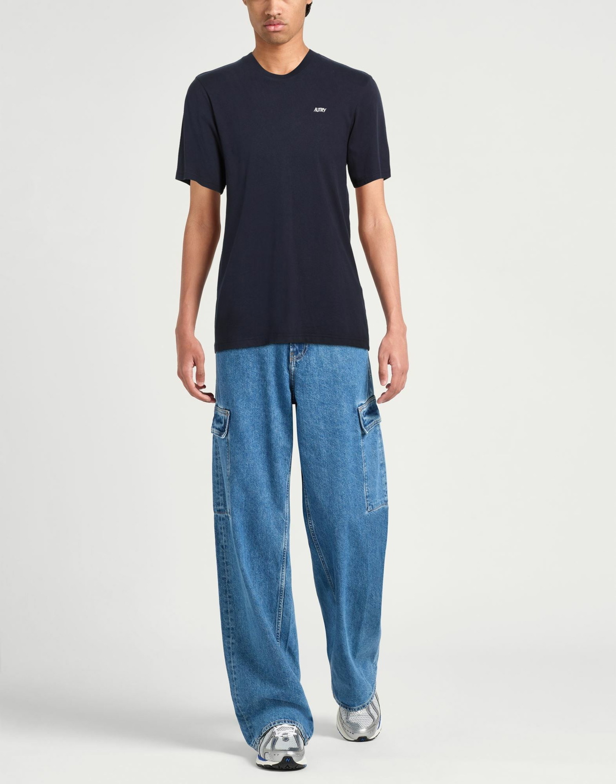 Autry Mens T-shirt in Midnight blue