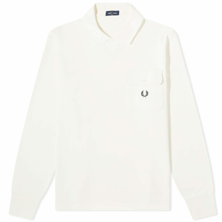 Photo: Fred Perry Men's LoopbackPocket Sweat in Ecru