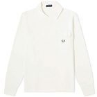 Fred Perry Men's LoopbackPocket Sweat in Ecru