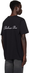 Balmain Black 'Balmain Signature' T-Shirt