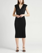 Khaite Womens Midi skirt in Black