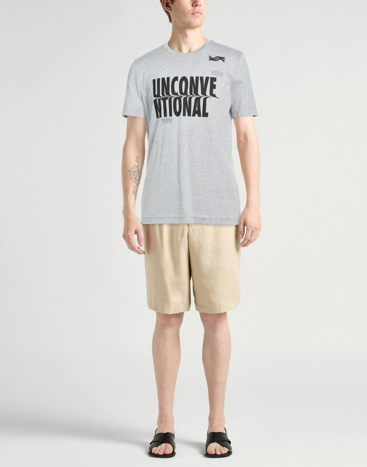 Kiton Mens T-shirt Light in Grey