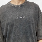 Daily Paper Men's Roshon Overdyed T-Shirt in Grey Flannel