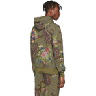 Noah NYC Green Paisley Hoodie