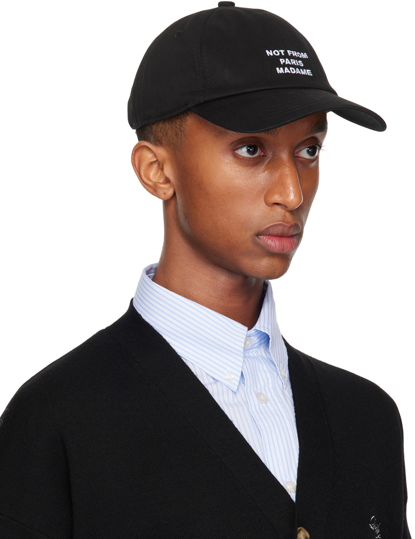 Drôle De Monsieur Black 'La Casquette Slogan' Cap