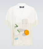 Jacquemus - La Chemise Jean printed bowling shirt