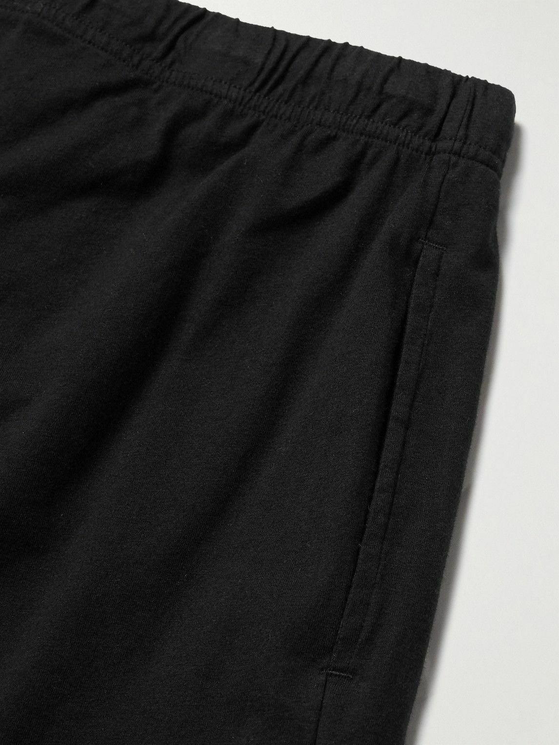 Hemen Biarritz - Fenix Cotton-Jersey Pyjama Shorts - Black