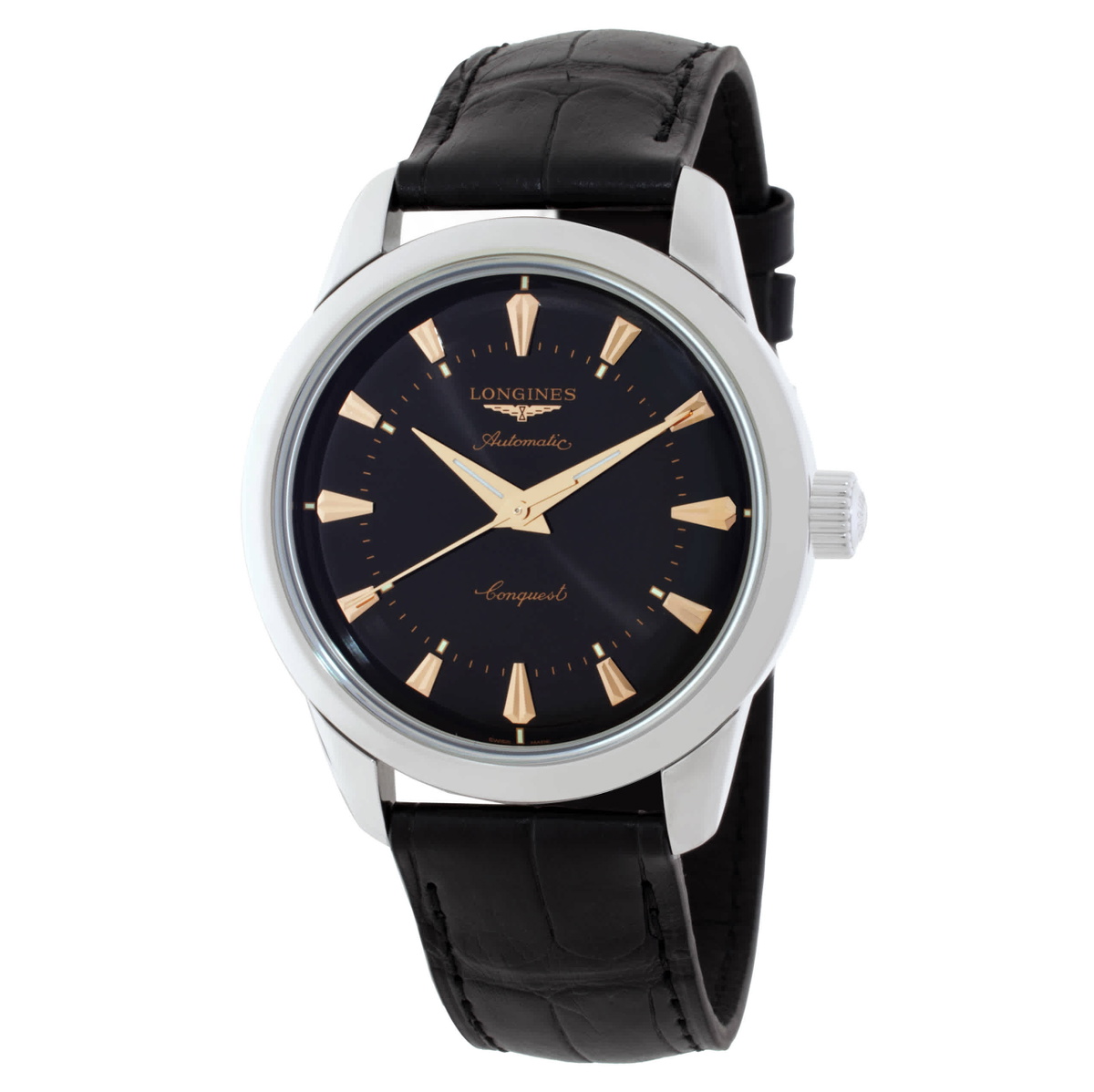 Longines Conquest Heritage Automatic Black Dial Watch L16494520