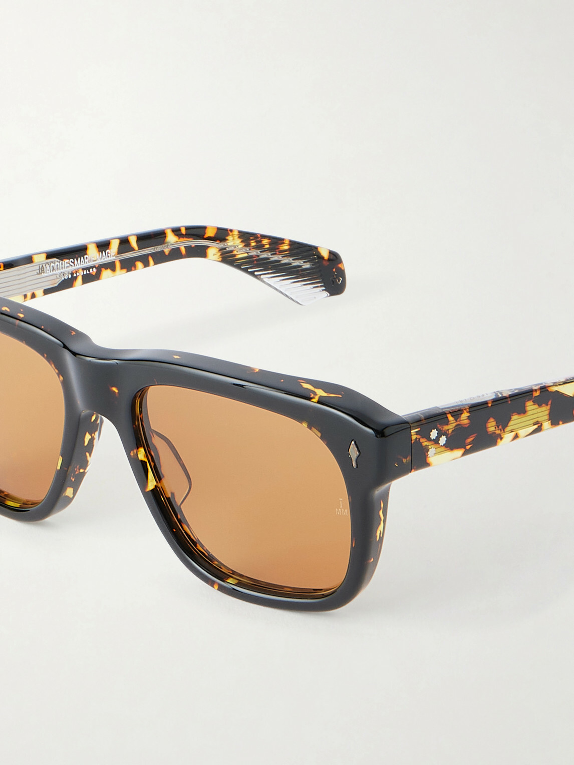 Jacques Marie Mage - Yves Square-Frame Tortoiseshell Acetate Sunglasses
