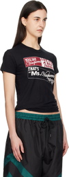 VAQUERA Black Bumper Sticker T-shirt