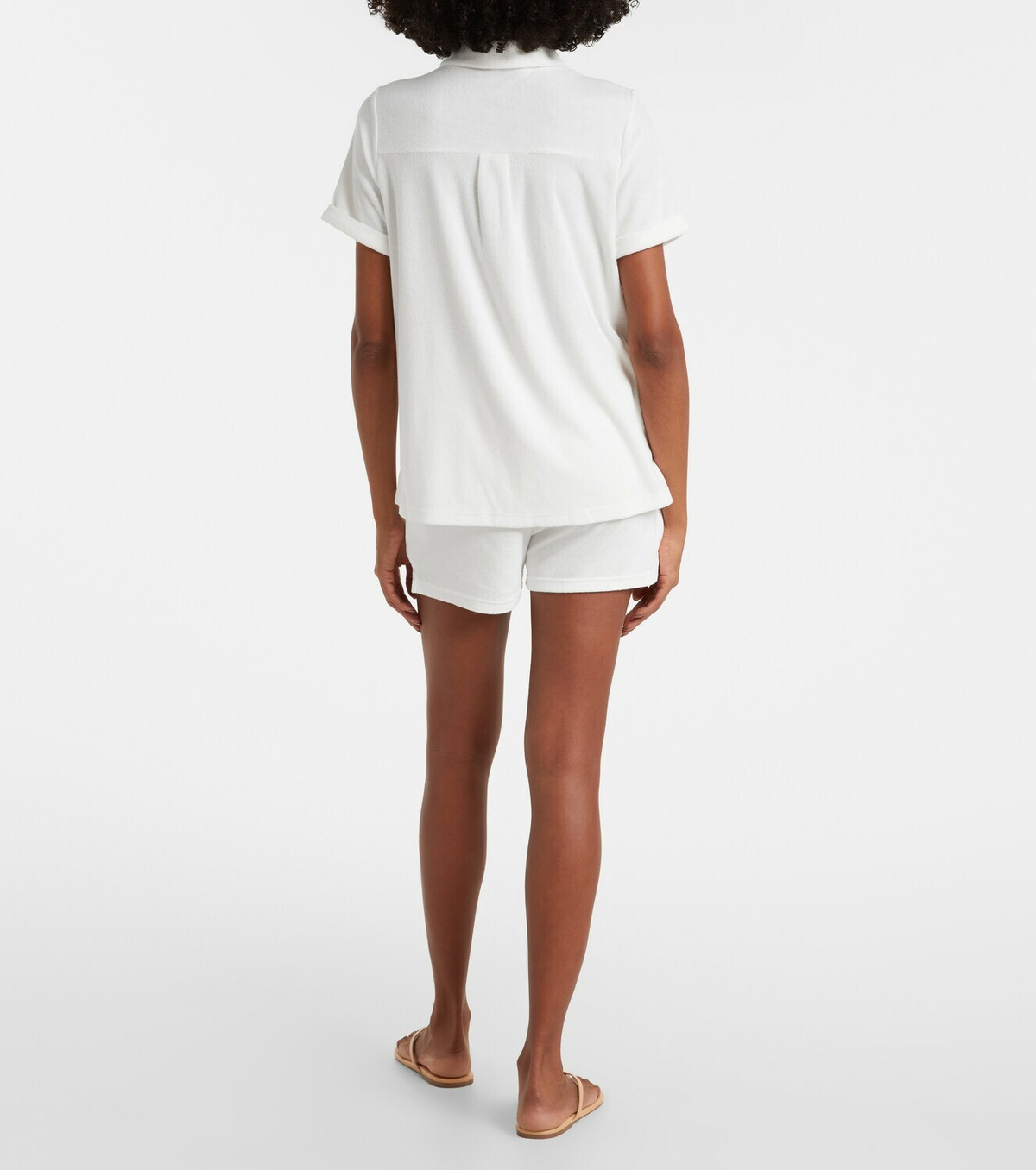 Melissa Odabash Laura cotton-blend shorts