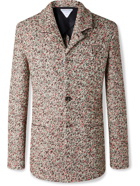 BOTTEGA VENETA - Slim-Fit Cotton-Blend Bouclé Suit Jacket - Multi - IT 48