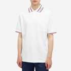 Gucci Men's Logo Collar Polo in White