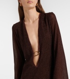 Oséree Lumière ring-detail kaftan
