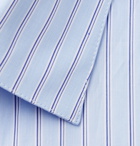 Caruso - Slim-Fit Striped Cotton Shirt - Blue