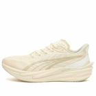 Puma Men's Running Deviate NITRO 4 Sneaker in Alpine Snow/Warm White