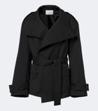 The Frankie Shop Tavea belted double-breasted jacket