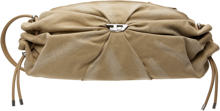 Photo: Diesel Beige Scrunch-D Crossbody L Bag
