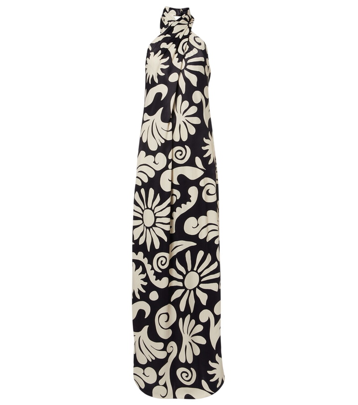 Photo: Cala de la Cruz Oliviera printed halterneck maxi dress