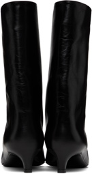 Jil Sander Black Calf Leather Boots