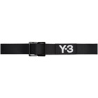 Y-3 Black Logo Belt