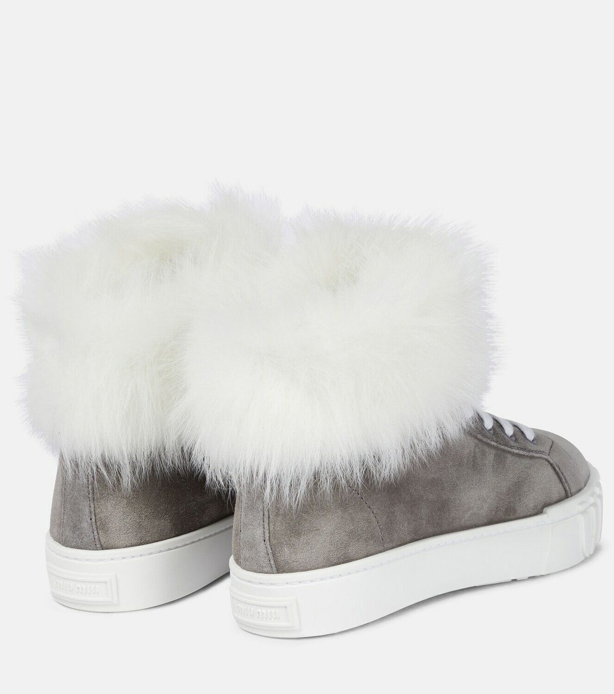 【Miu Miu】 Shearling-linedスエードスニーカー Miu Miu Shearling Lined Suede Penny Loafers | Neiman Marcus