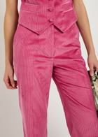 Gabriela Hearst Vesta Straight-leg Corduroy Trousers Pink