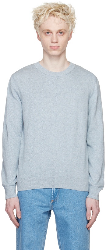 Photo: A.P.C. Blue Andy Sweater