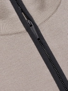 Canada Goose - Stormont Slim-Fit CORDURA-Trimmed Merino Wool Half-Zip Sweater - Gray